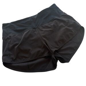 Lululemon Speed-Up High Rise Black Shorts 2.5” Women’s Size 8